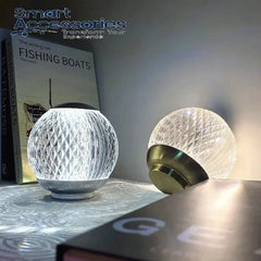 Led Spherical Table Lamp Rechargeable