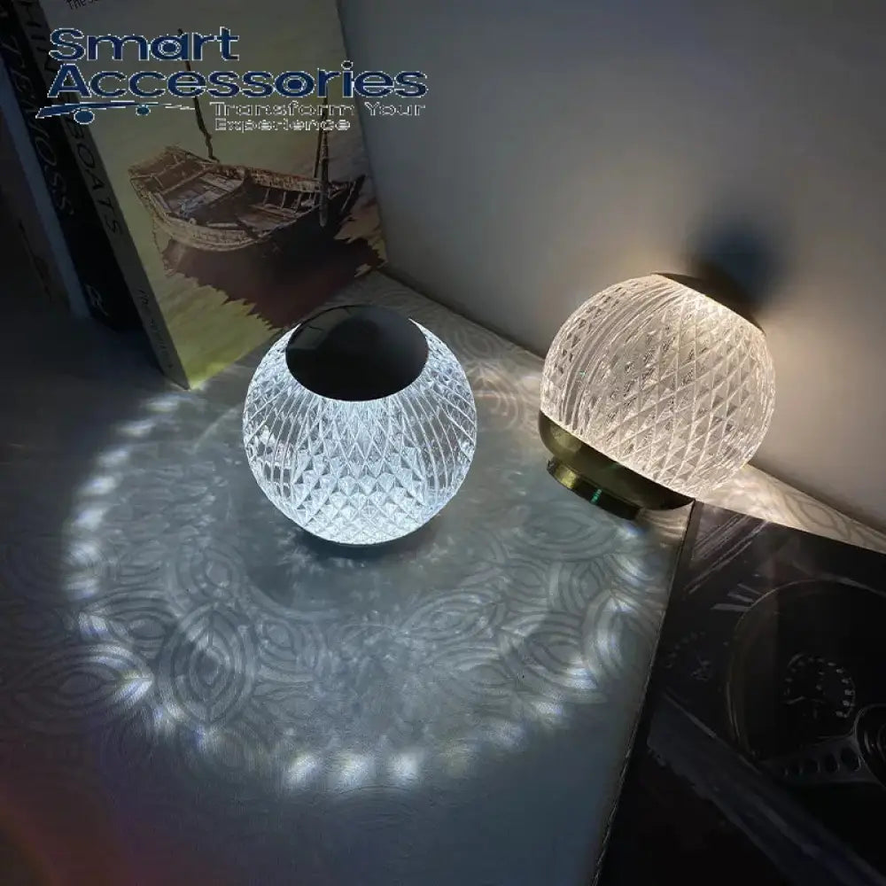 Led Spherical Table Lamp Rechargeable