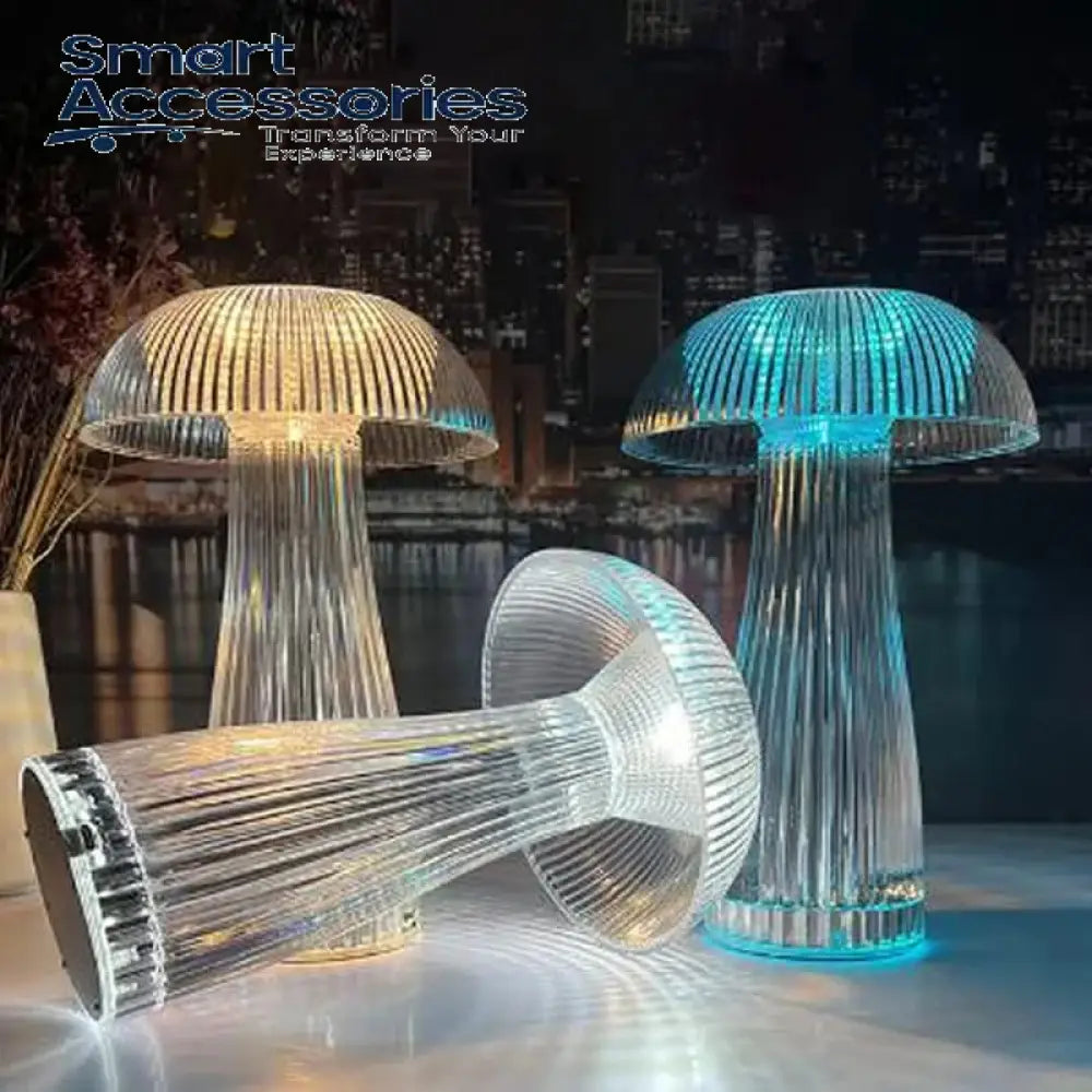 Led Touch Mushroom Lamp Cute Crystal With Remote Control