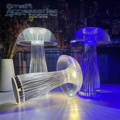 Led Touch Mushroom Lamp Cute Crystal With Remote Control