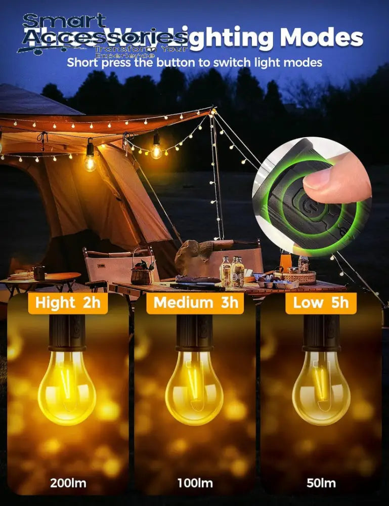 Led Waterproof Camping Lamp Or Rechargeable Bulb