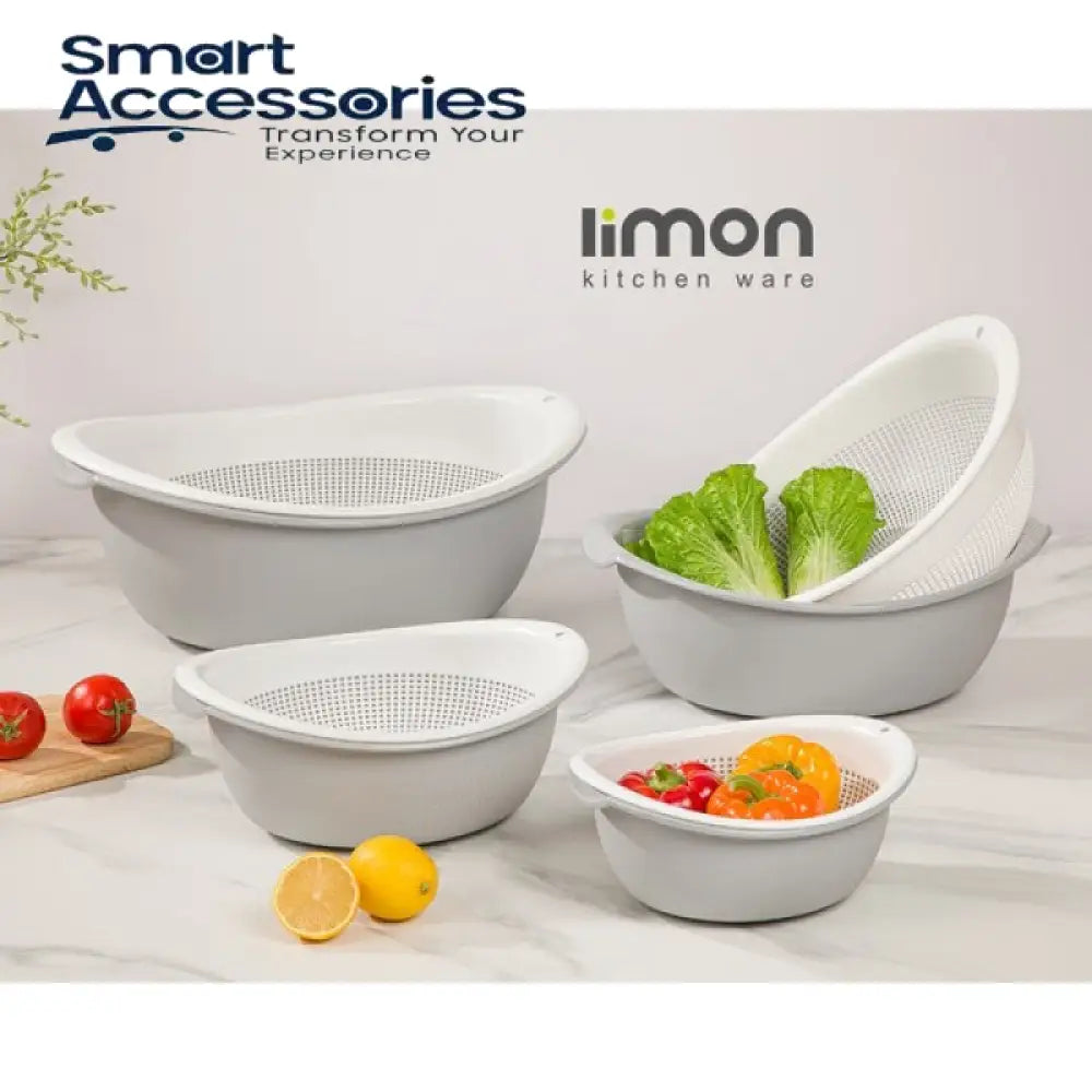 Limon Bowls& Colander 8 Pcs Set