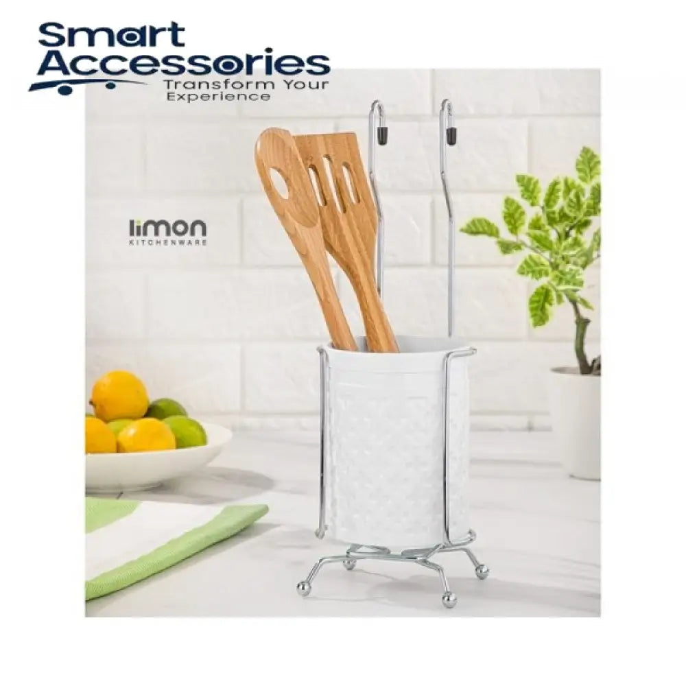 Limon Cutlery Hanging Holder With Steel Stand