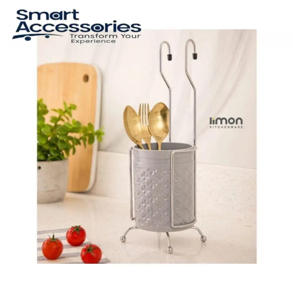 Limon Cutlery Hanging Holder With Steel Stand