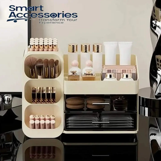 Luxury Cosmetics Organizer With Brush Holder