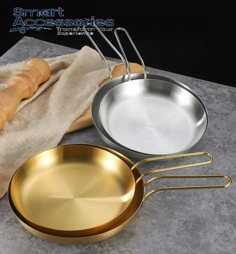 Luxury Gold Frypan Style Skillet