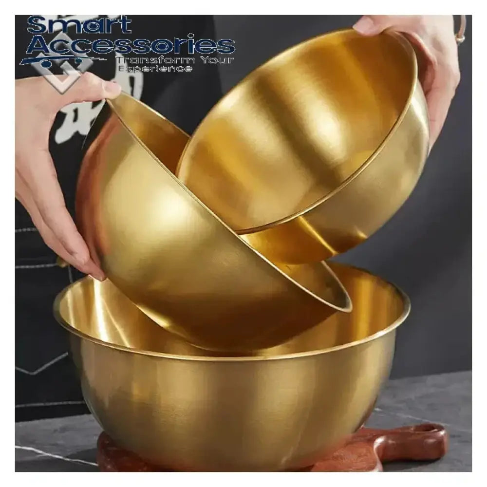 Luxury Gold Mixing Bowl