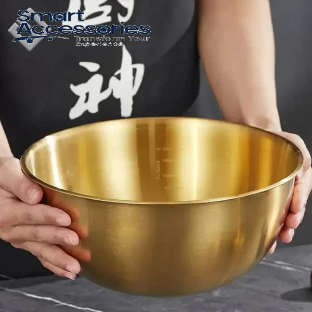 Luxury Gold Mixing Bowl