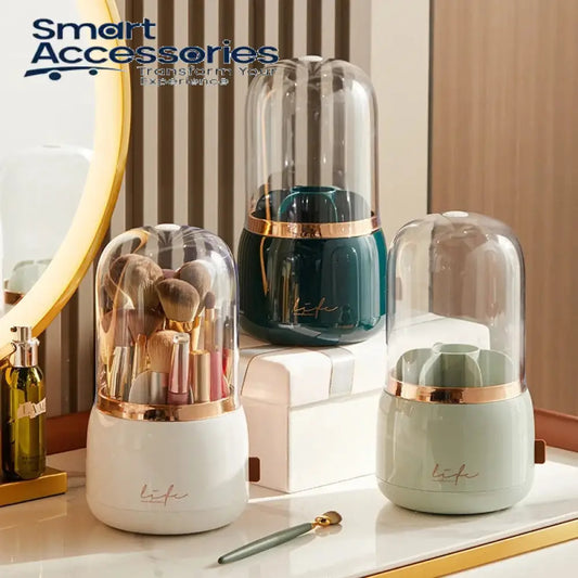 Luxury Rotating Makeup Brush Organiser
