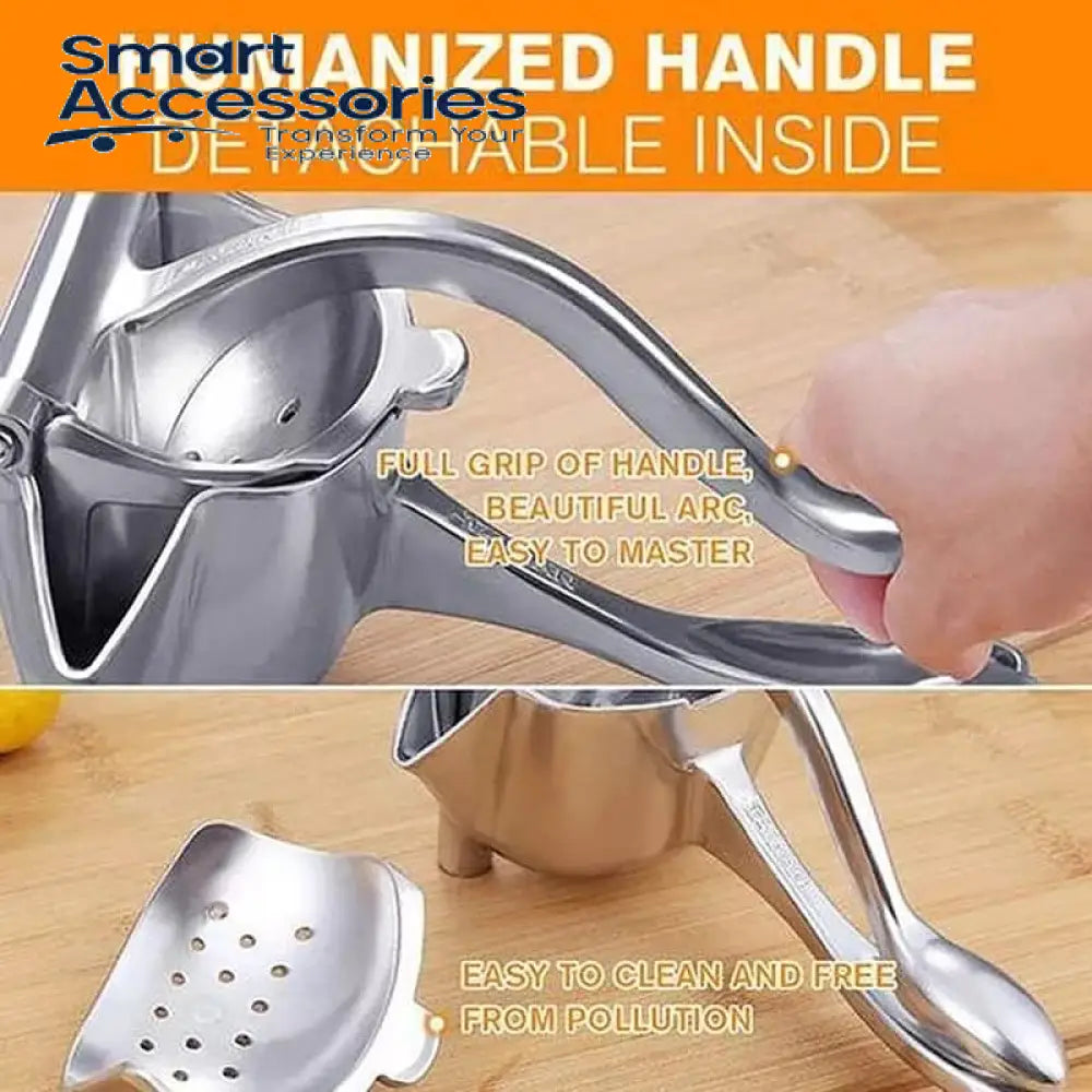 Manual Hand Press Juicer Aluminium Alloy (High Quality) Kitchen Accessories