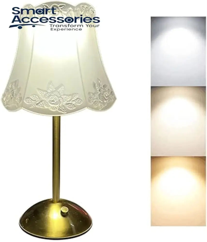 Metal Crystal Led Table Lamp 3 Level Brightness