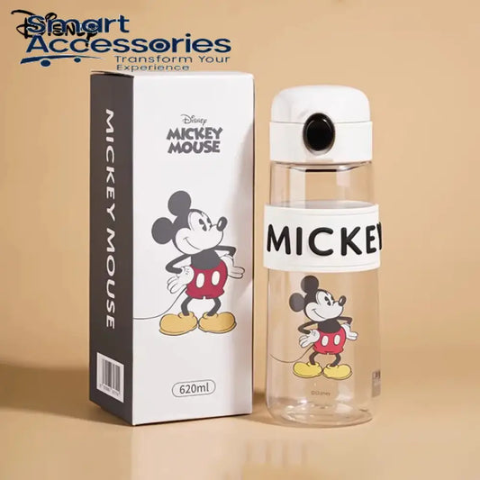 Mickey Mouse Water Bottle 680Ml With Straw