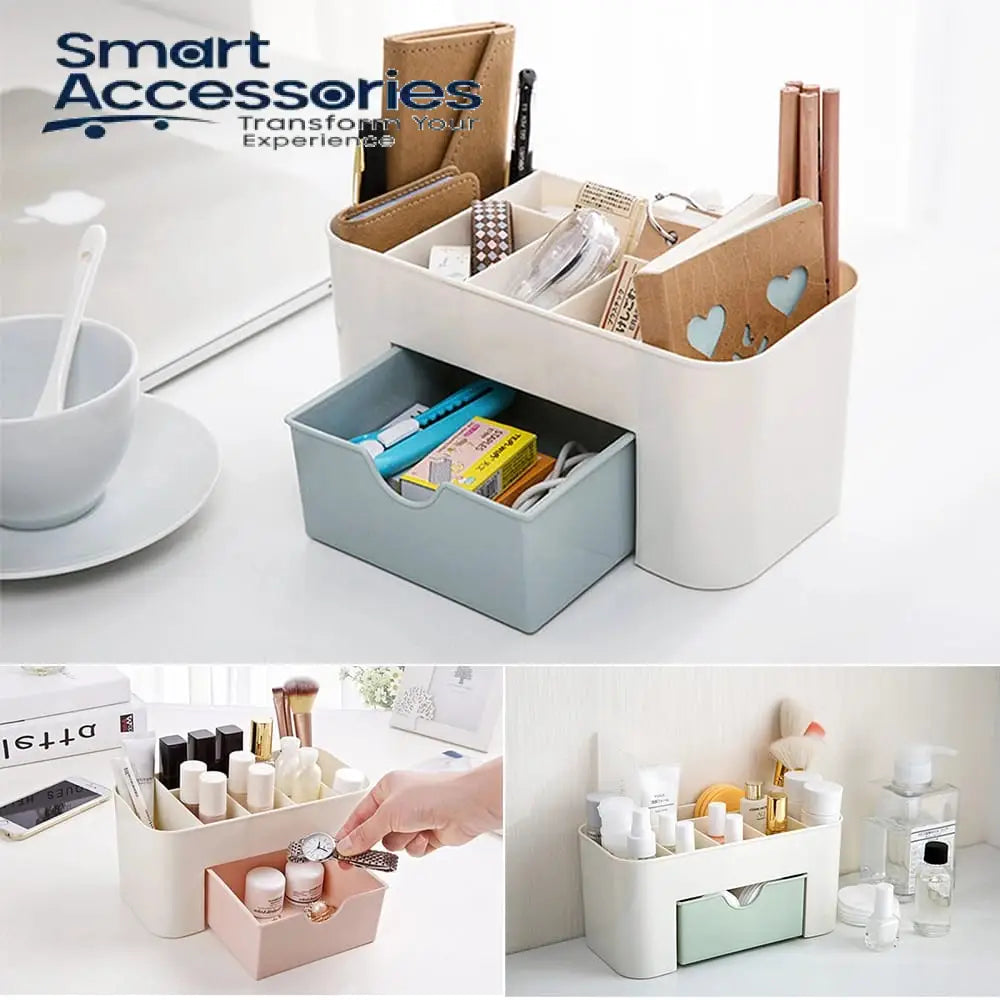 Mini Cosmetic Organizer With Drawer Home Accessories