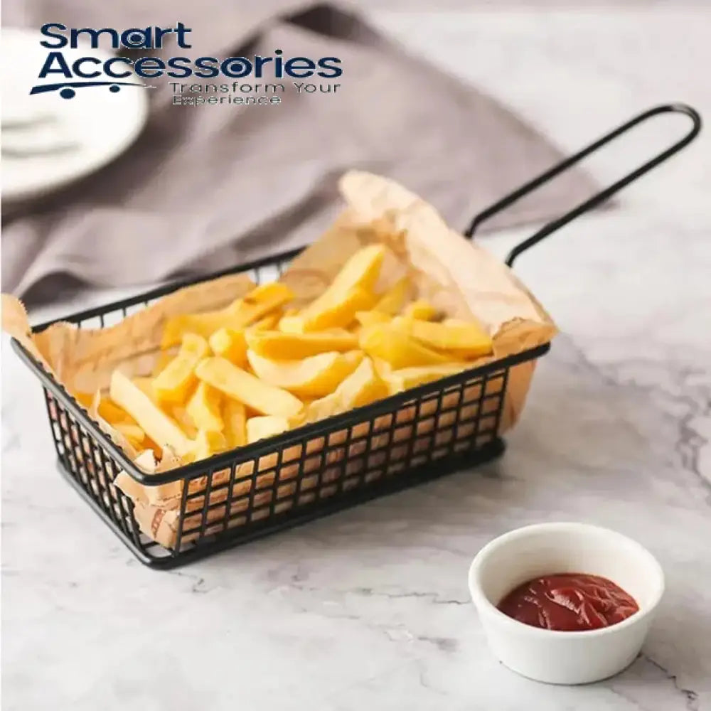 Mini Fry Basket Rectangle Stainless Steel