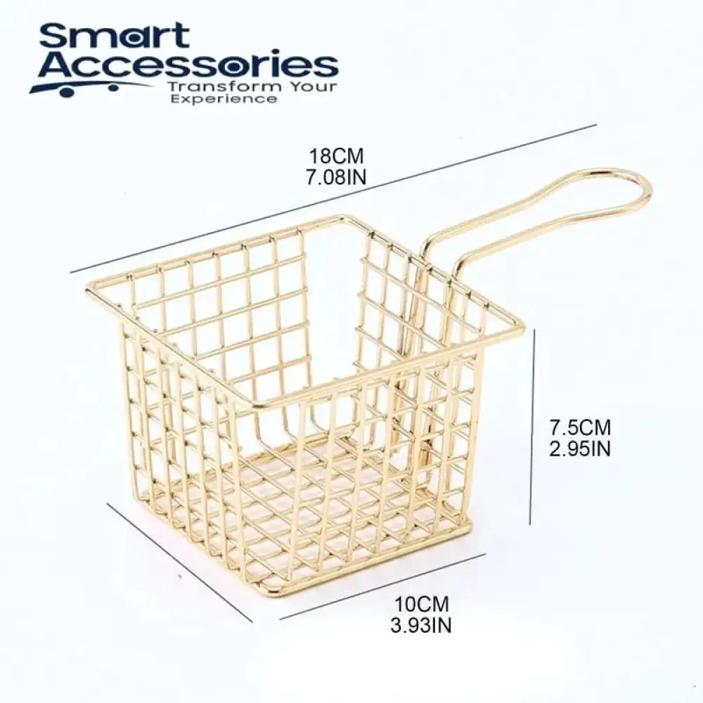 Mini Square Iron Fries Basket