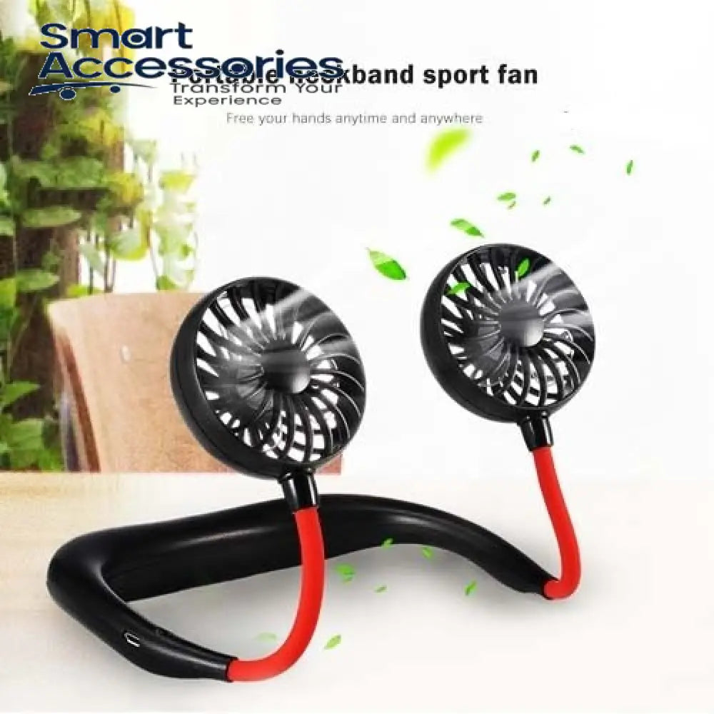 Mini Usb Rechargeable Neck Held Colar Fan Portable Electronic Gadgets