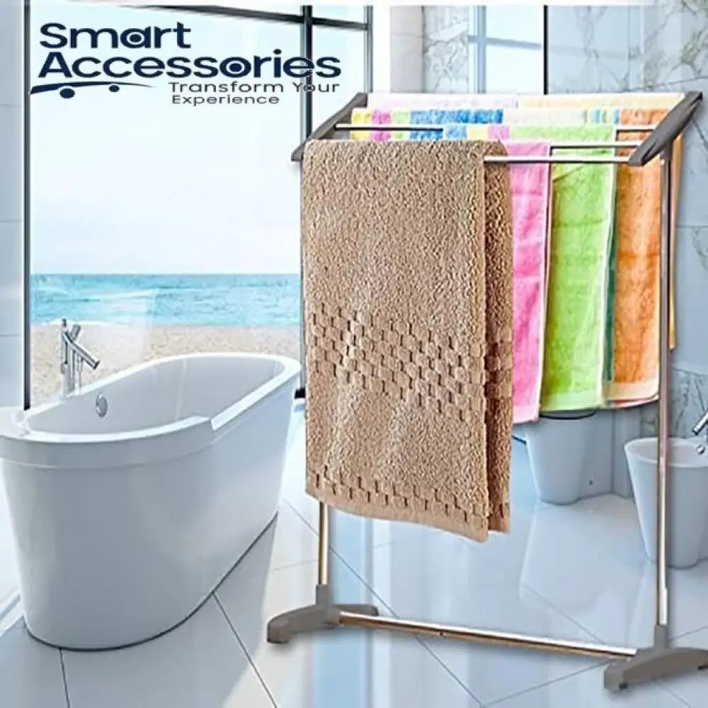 Mobile Room Save Space Towel Cloth Rack Holder