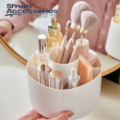 Modern 360° Rotating Cosmetic Brush Organiser