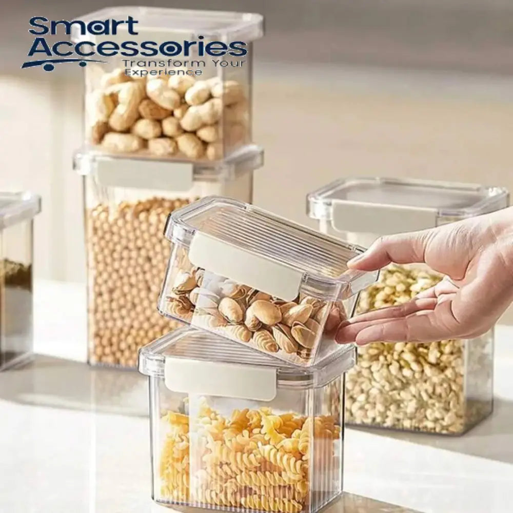 Moisture Proof Airtight Food Container Set (4Pcs)