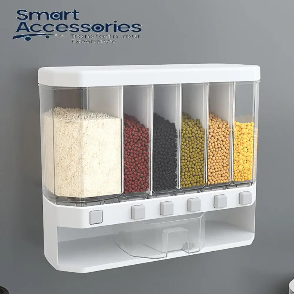 Moisture-Proof Plastic Automatic Racks Sealed Metering Food Storage Box.