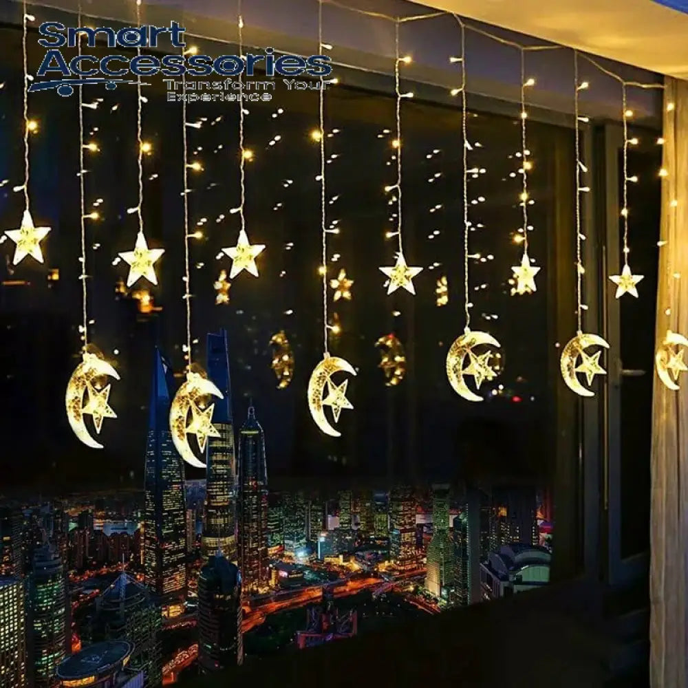 Moon And Star Fairy Lights