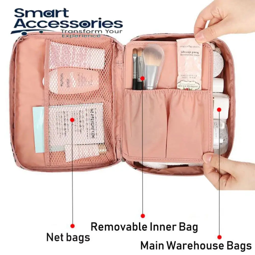 Multifunction Women Makeup Cosmetic Travel Pouch