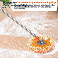 Multifunctional Extendable Wall Cleaning Mop 360°Rotatable Adjustable