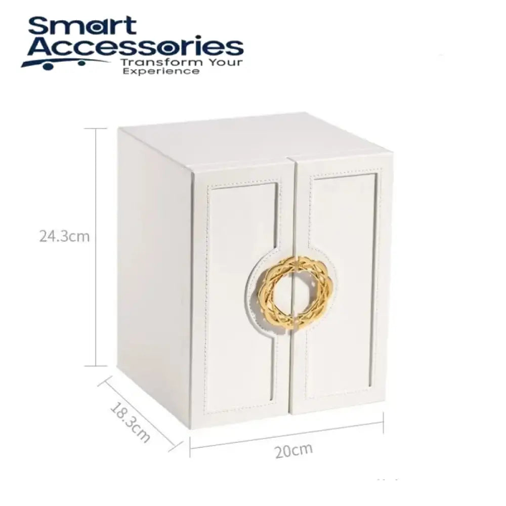 Multilayer Leather Drawer Jewelery Organiser