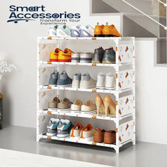 Multipurpose Foldable Printed Shoe Rack