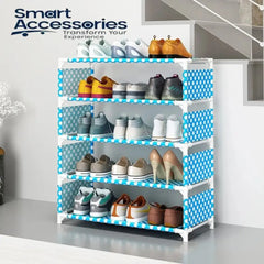 Multipurpose Foldable Printed Shoe Rack