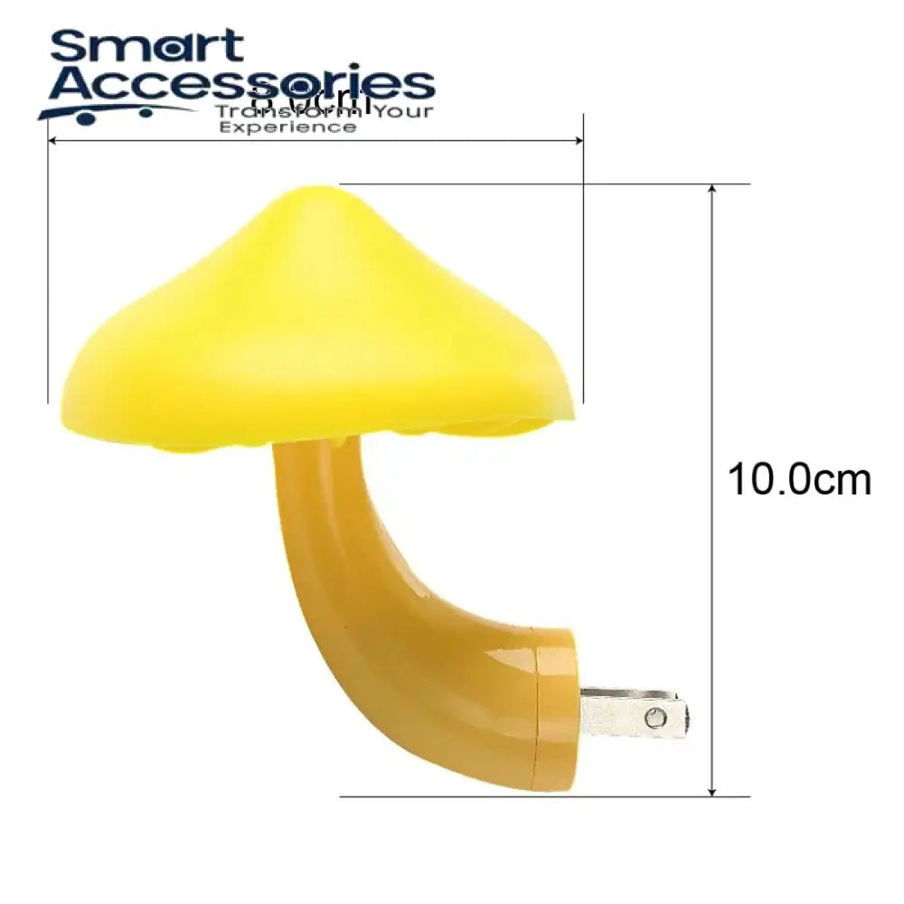 Mushroom Wall Lamp With Led Night Light