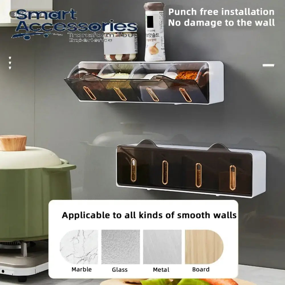 New Wall Mounted Spice Storage Rack