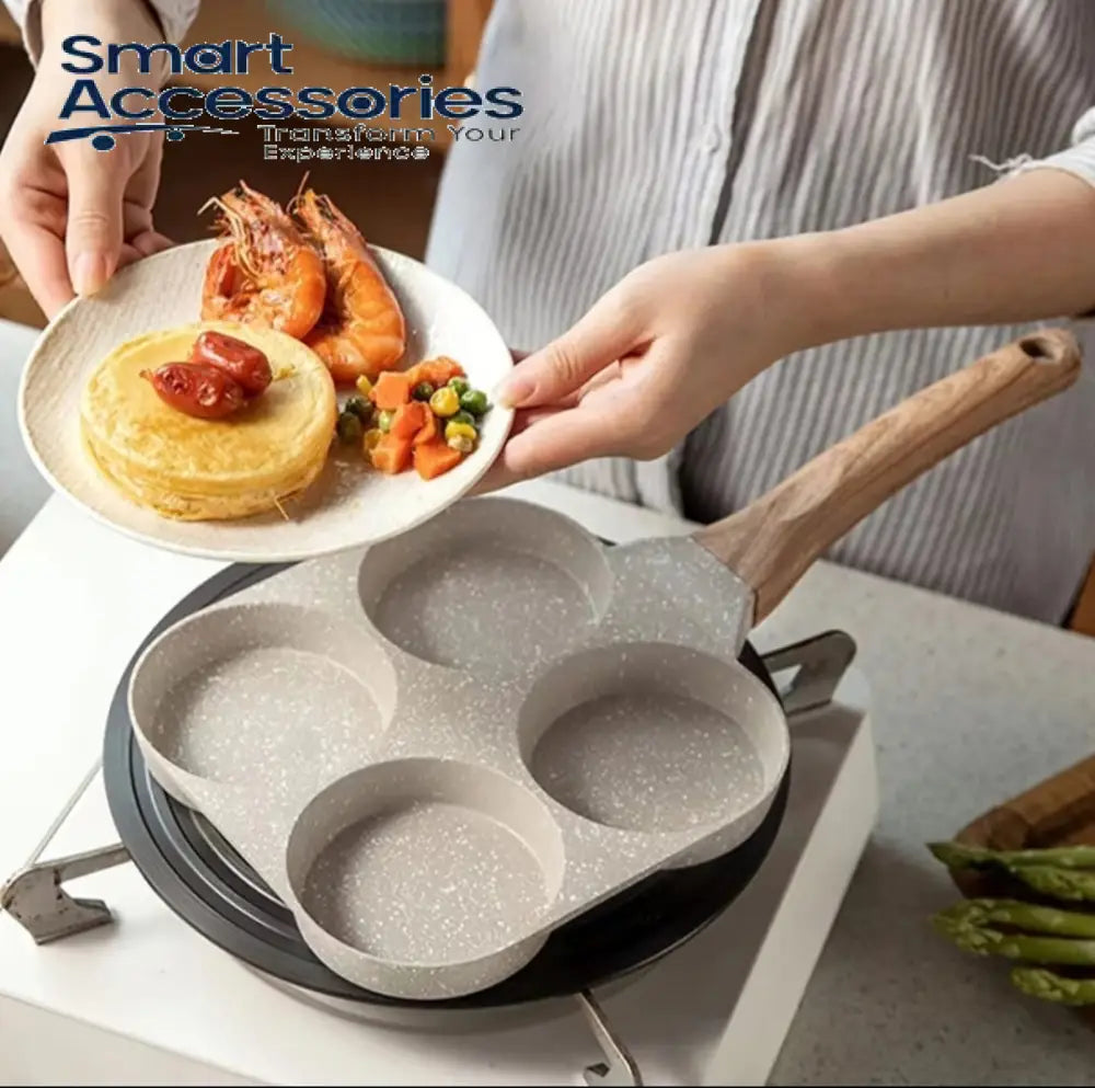 Nonstick Four Portion Frying Pan – Smart Accessories PK
