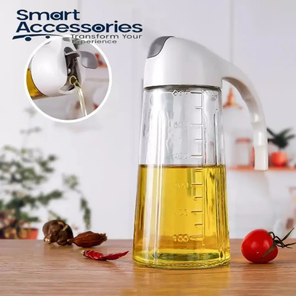 Oil Bottle With Automatic Flip Cap 600Ml