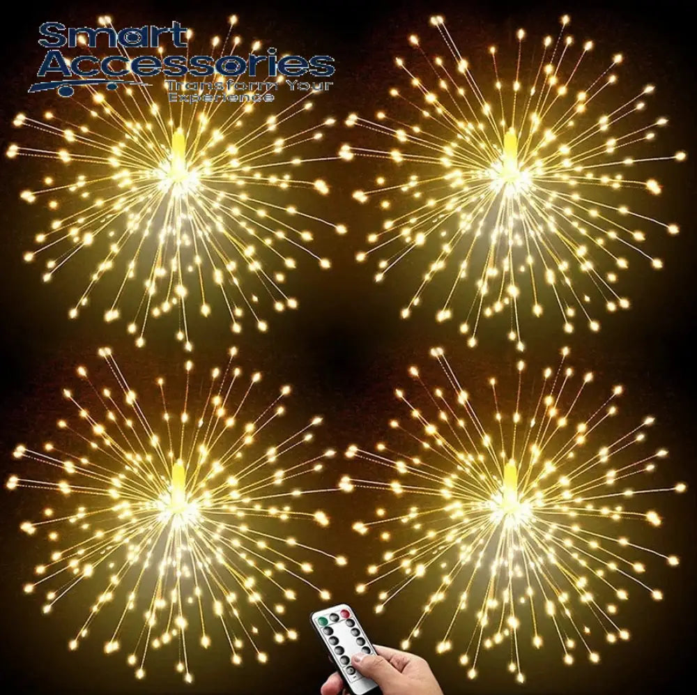 Outdoor Firework Light Starburst Battery Operated With Remote