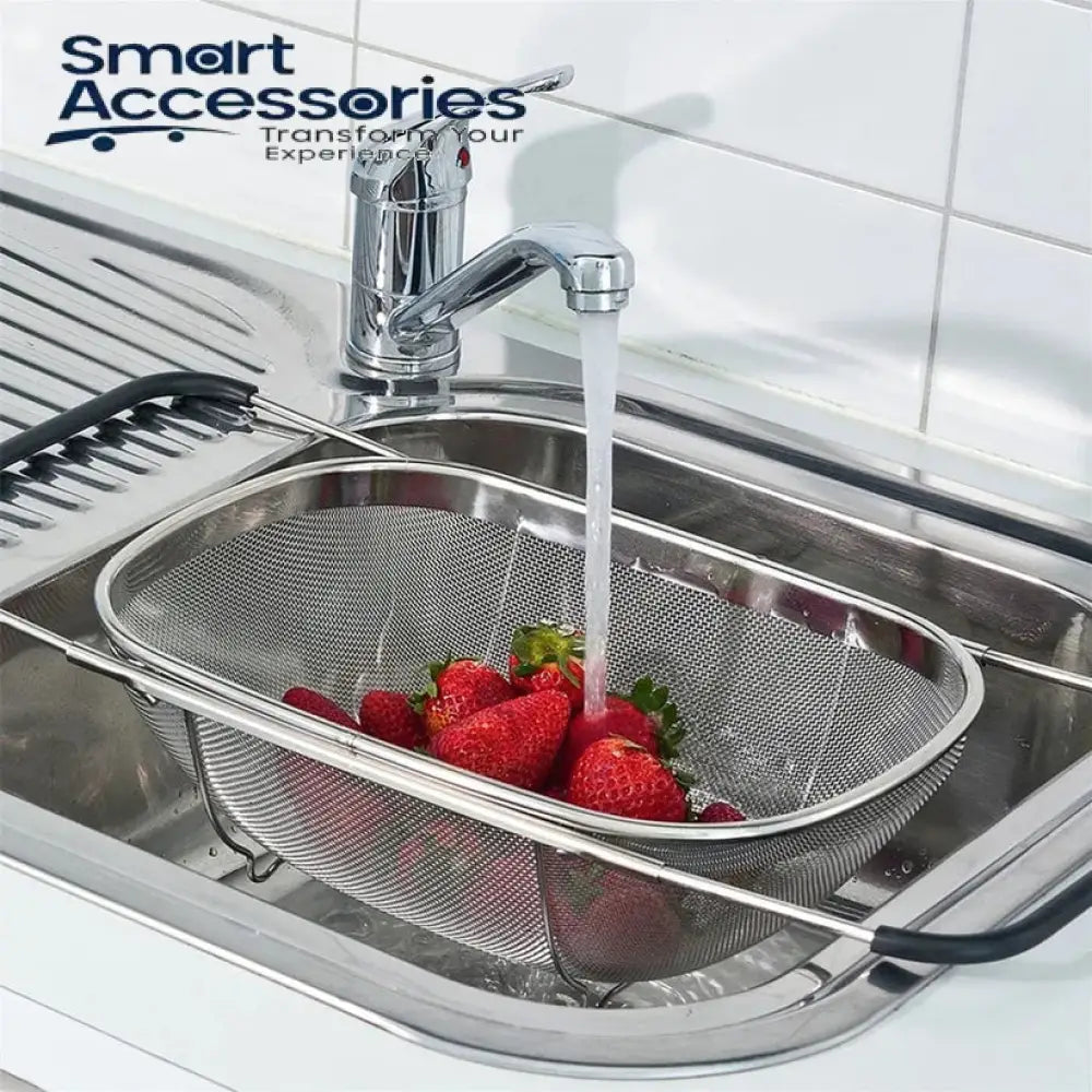 Over The Sink Colander Strainer Basket