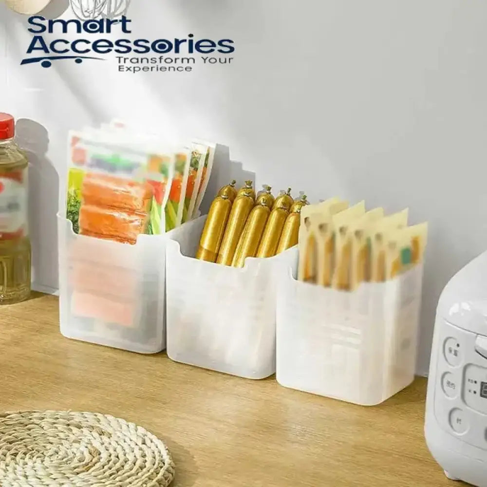 Pack Of 4 Refrigerator Food Storage Boxes