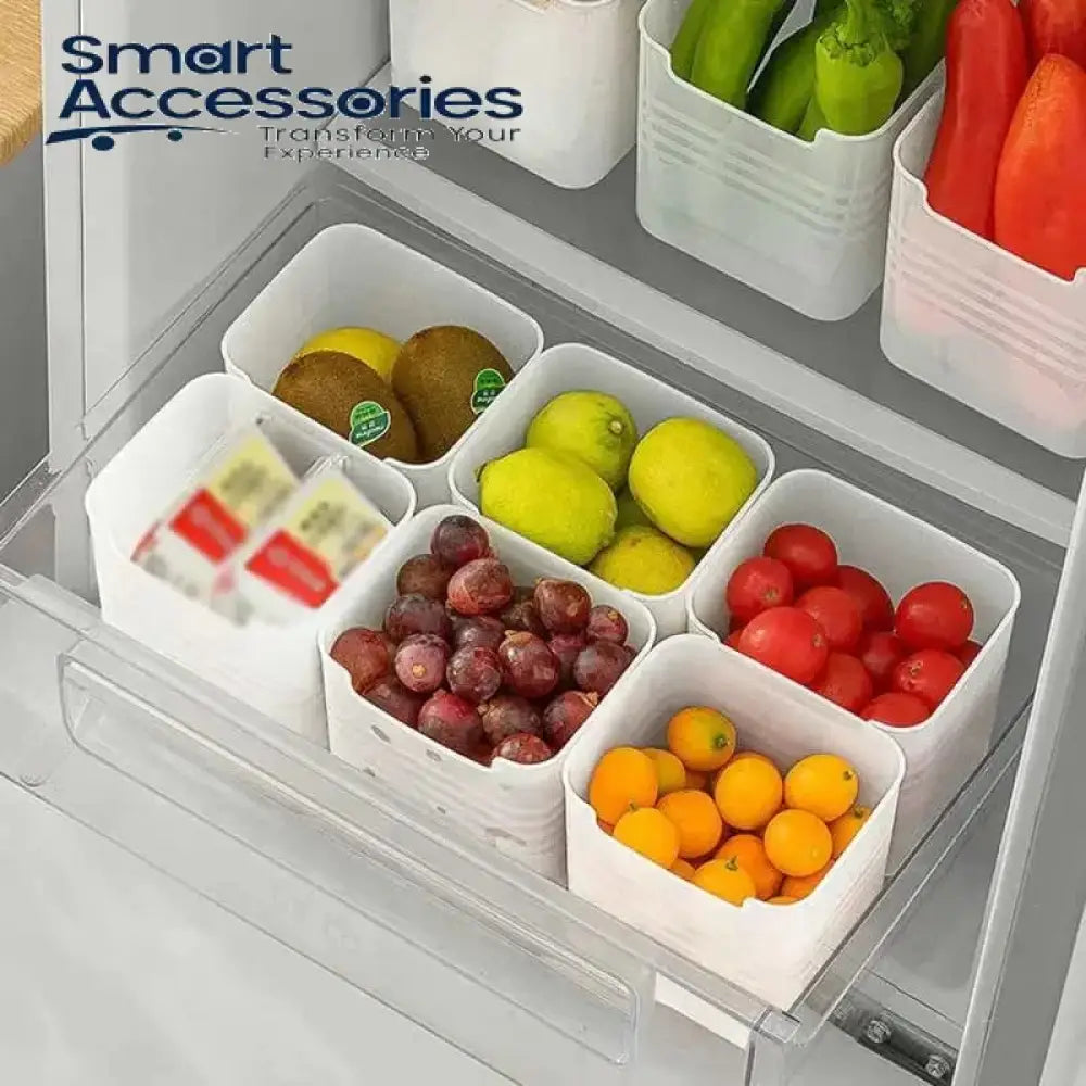 Pack Of 4 Refrigerator Food Storage Boxes