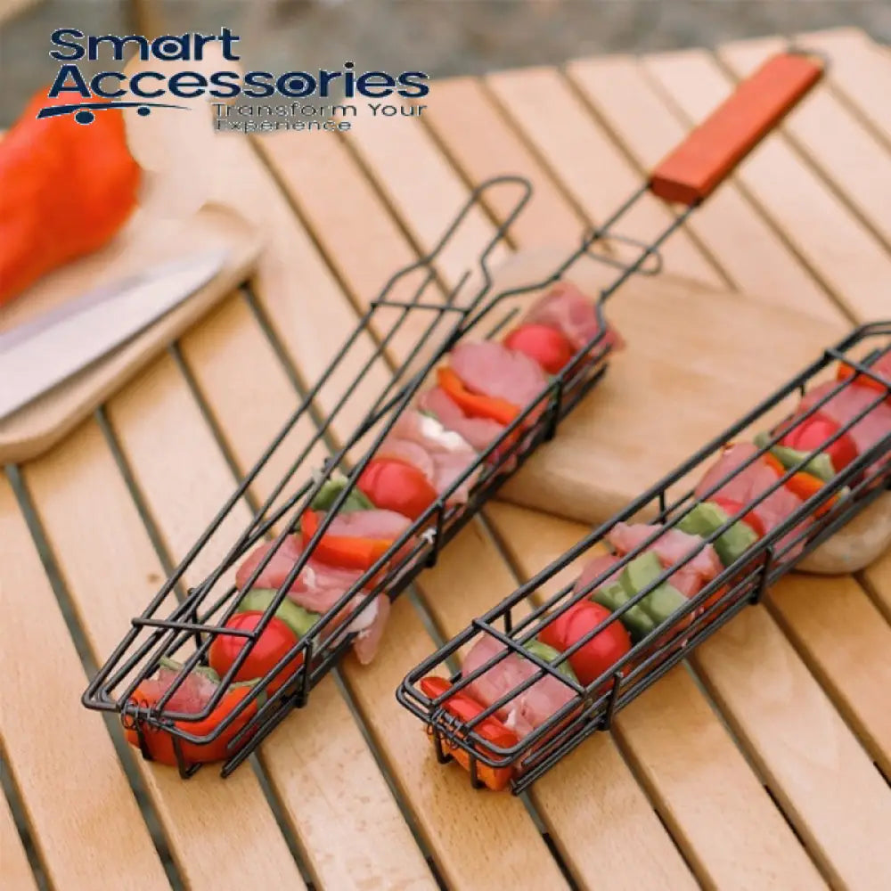 Portable Bbq Grill Basket Stick