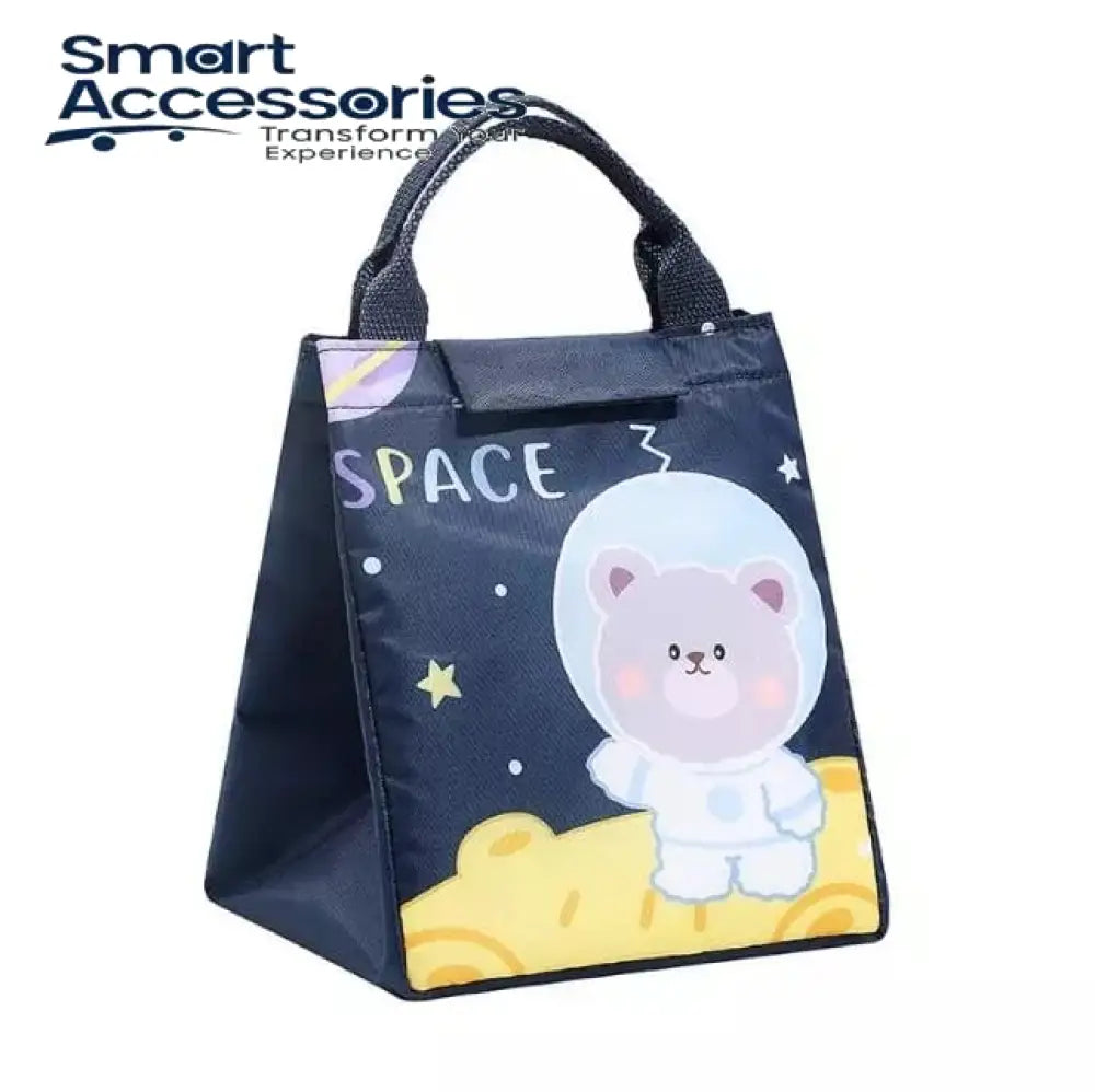 Portable Cartoon Lunch Bag Insulated Thermal Box (Random)