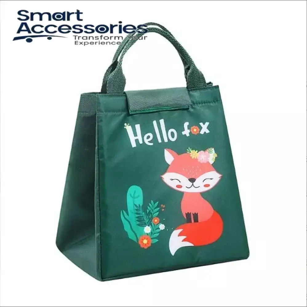 Portable Cartoon Lunch Bag Insulated Thermal Box (Random)