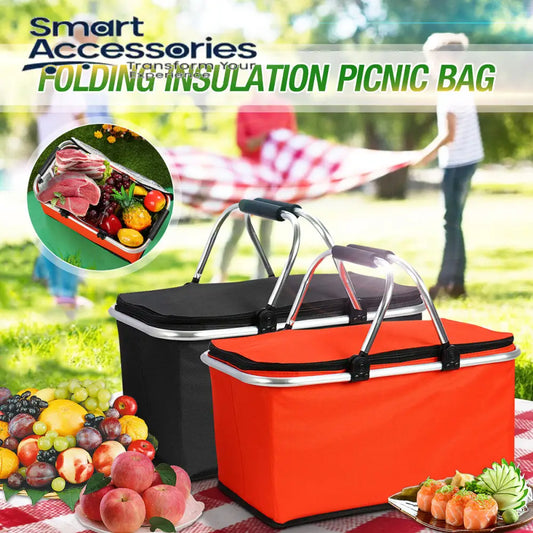 Portable Outdoor Picnic Storage Basket 30L Home Accessories