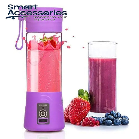 Portable Rechargeable Juicer Bottle - 6 Blades