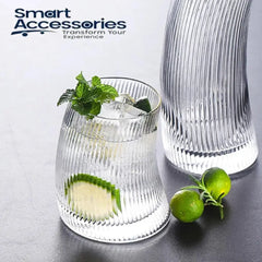 Premium Crystal Cocktail Curve Glass (6 Pcs Set)