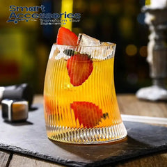 Premium Crystal Cocktail Curve Glass (6 Pcs Set)