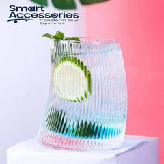 Premium Crystal Cocktail Curve Glass (6 Pcs Set)