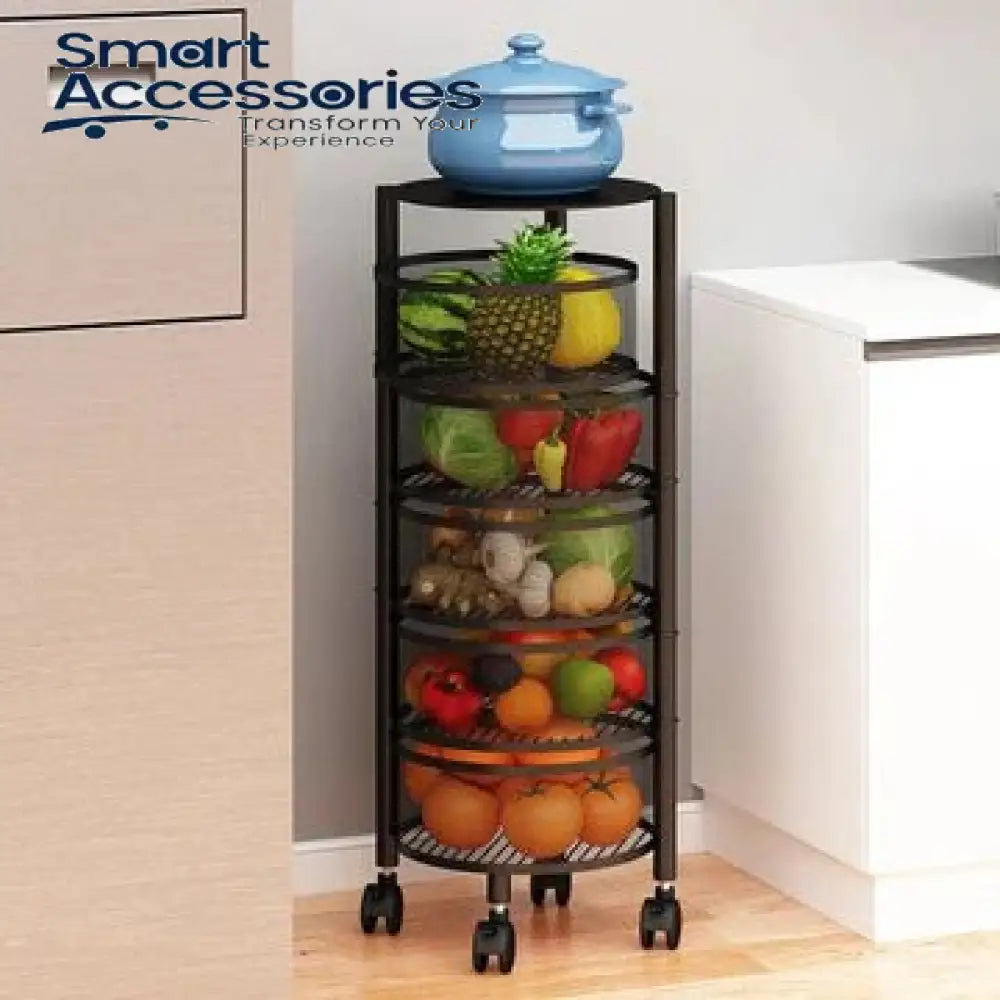 Rond Rice Trolley Premium Round Metal Trolley – Smart Accessories PK