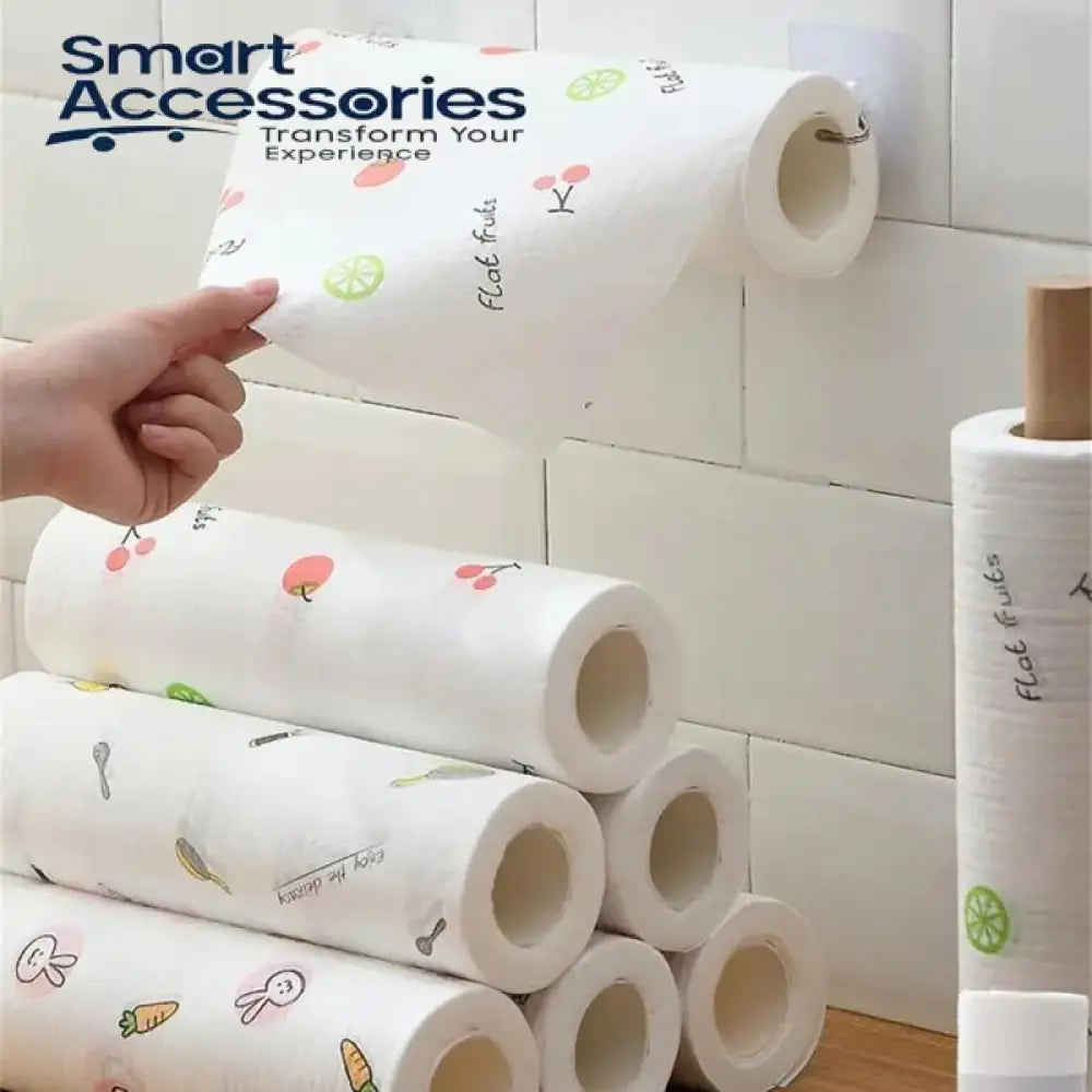 Printed Reusable Tissue Roll