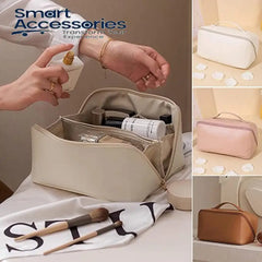 Pu Portable Travel Cosmetic Storage Bag