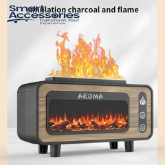 Radio Style 3D Flame Lalten Diffuser